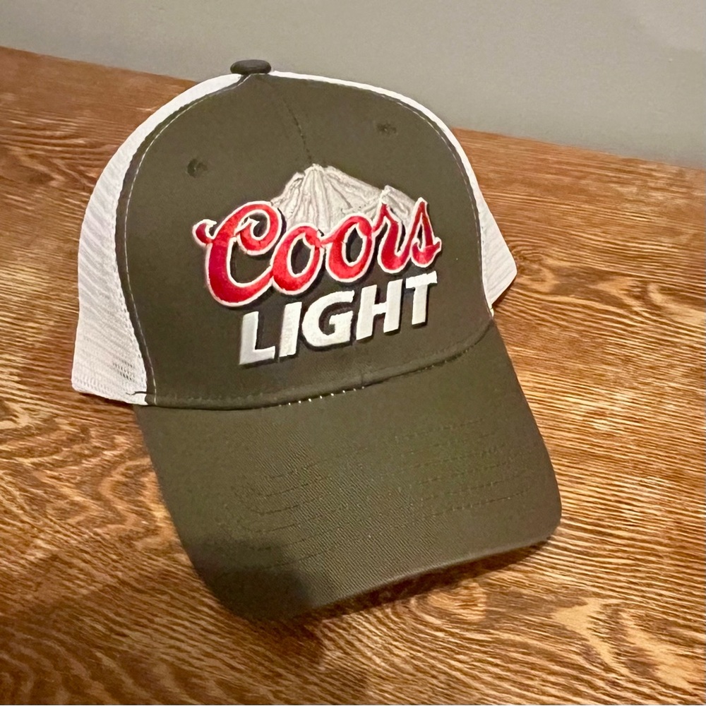 Coors Light Trucker Hat green and white